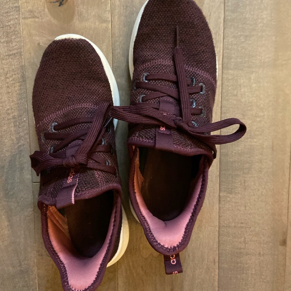 Burgundy Adidas Women’s athletic shoes Size 7